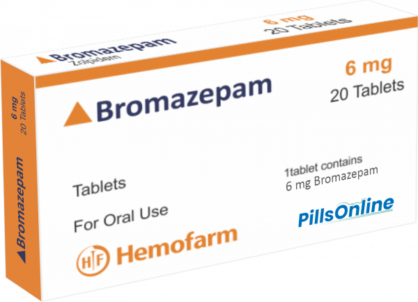 Order Bromazepam 6 mg 20 Tabletten Online