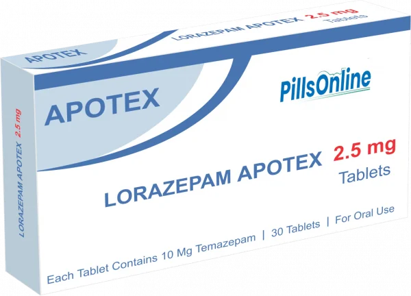 Buy Lorazepam 2.5 mg 30 Tabletten Online