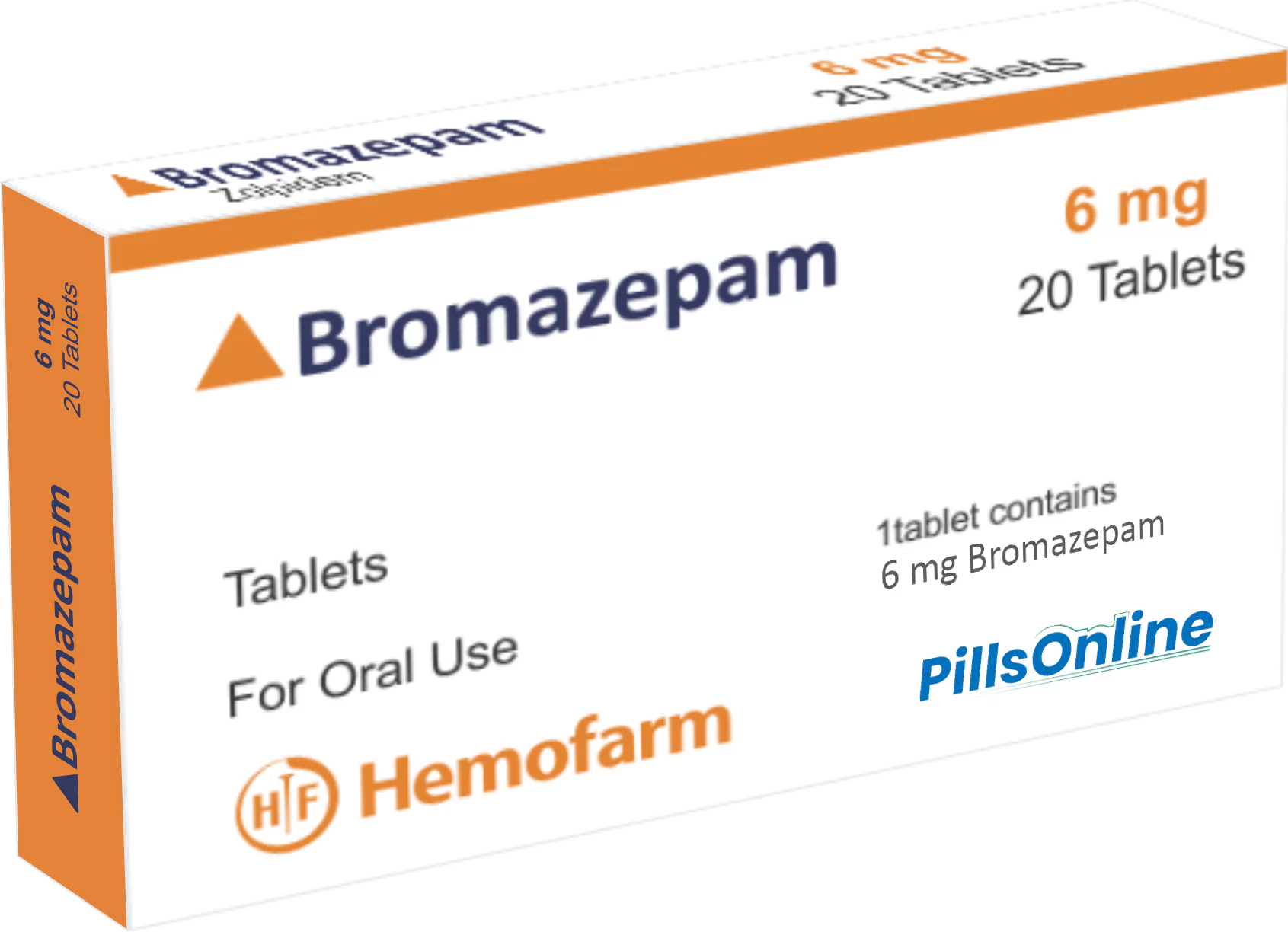 Bromazepam 6 mg Pillsonline.org