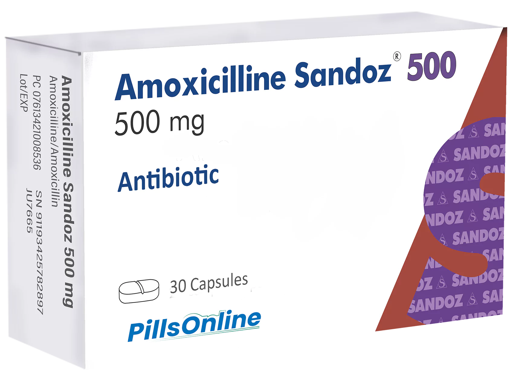 Amoxicilline Sandoz 500mg Pillsonline.org